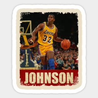 Magic Johnson - NEW RETRO STYLE Sticker